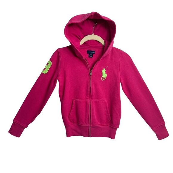 POLO Ralph Lauren Hoodie Size‎ MEDIUM 8-10 - Picture 1 of 11